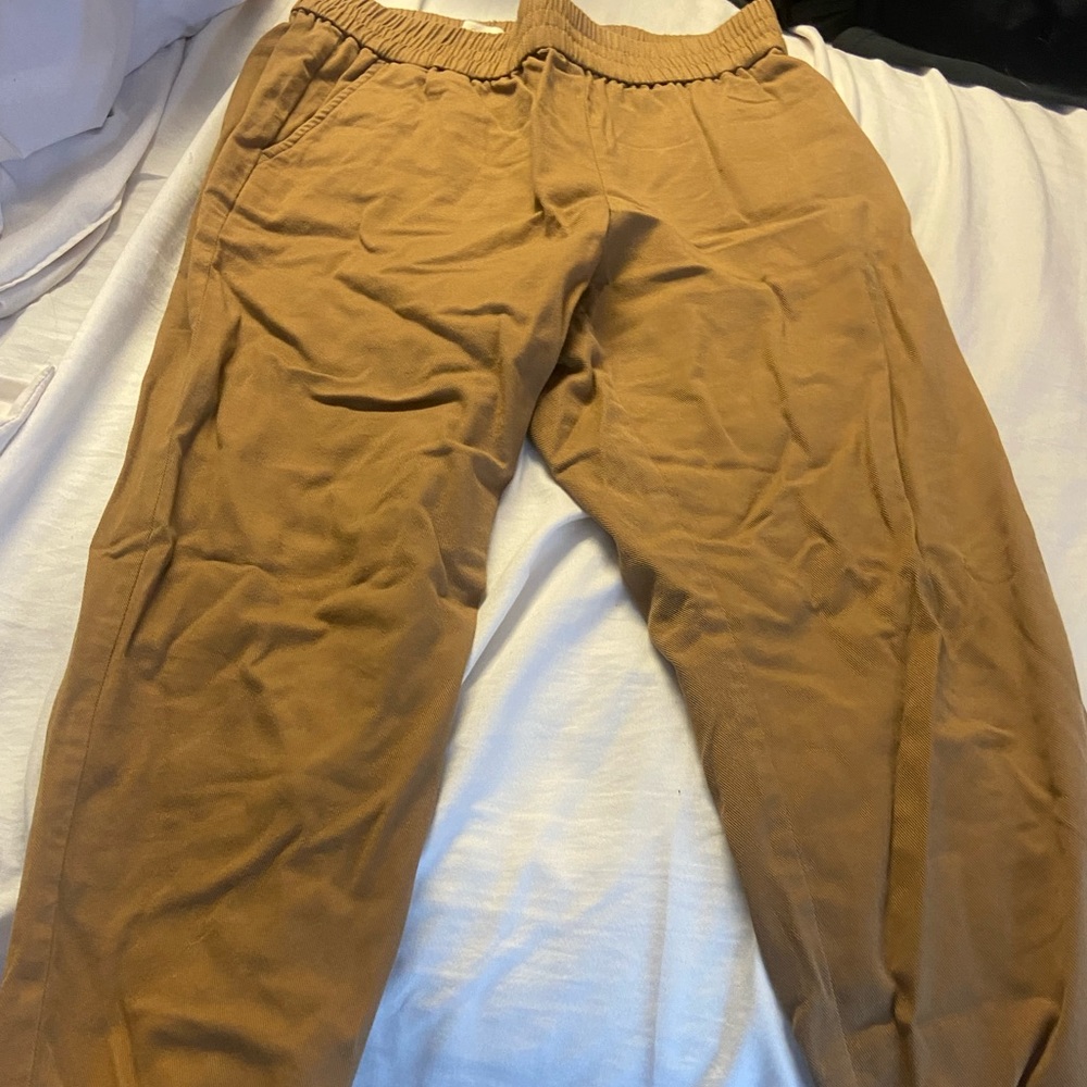 Brown high waist jogger